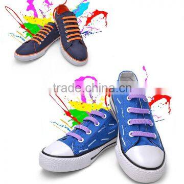 2014 wholesale Silicone no tie shoelace