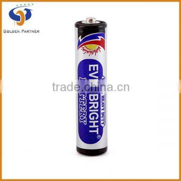 China Factory Supply R03p Um-4 1.5v Zinc Carbon Battery Voltage