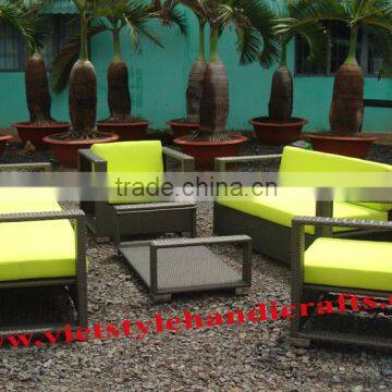 Resin wicker graden sofa set