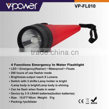 4 Functions Emergency In Water Flashlight