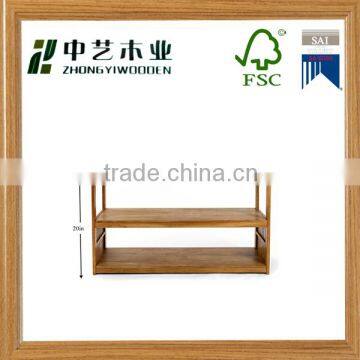 FSC&SA8000 High quality hot sale antique pine wood shoe rack wholesale