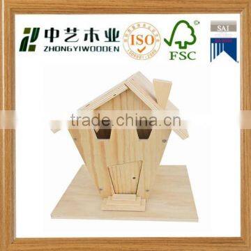 unfinished wooden bird house wholesale