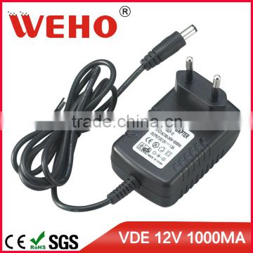 Transformer US/EU/UK Plug 12v 1a ac dc power adaptor