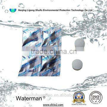chlorine dioxide tablet used in water treatment
