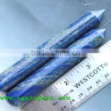 Lapis Lazule 16 facet massage wands : Wholesale Gemstone Healing Massage Wands