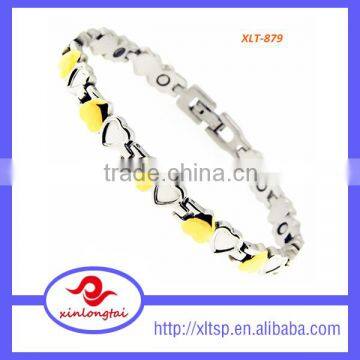 Titanium Magnetic bracelet Beautiful natural stone bracelet for lady