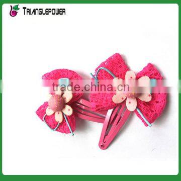 New glitter rose flower polka dot BB clip set for little girl's hair