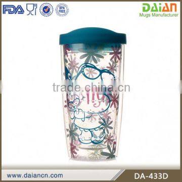 Hot Sale milk plastic insulated sublimation coffee mug