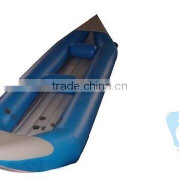 New design Inflatable Sit on Kayak Canoe Fishing Boat