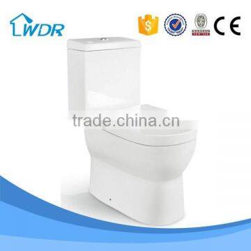 Two pieces washdown toilet,ceramic wc toilet