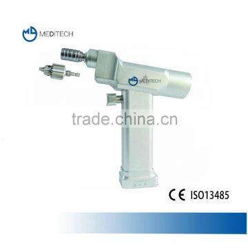 Cannulated orthopedic drill surgical saw with battery