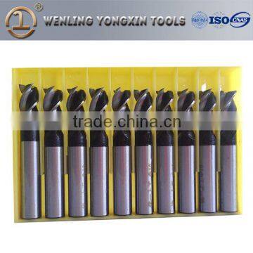 HSS End mills Straight shank with high quality, super hard end mill