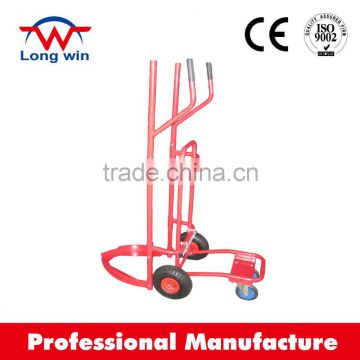 stainless steel handle tyre hand trolley