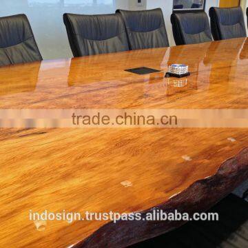 Exclusive, customized Kauri-wood meeting/conference tables