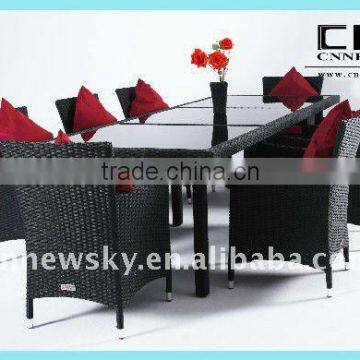 Tempered glass model dining table with price
