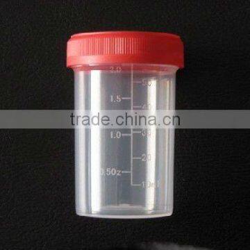 PP PS Disposable Specimen container 60ml