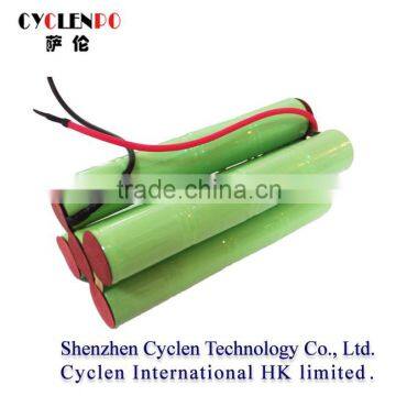 High performance nimh battery pack 6v 2500mah ni-mh rechargerable for mopping robot/sweep robot