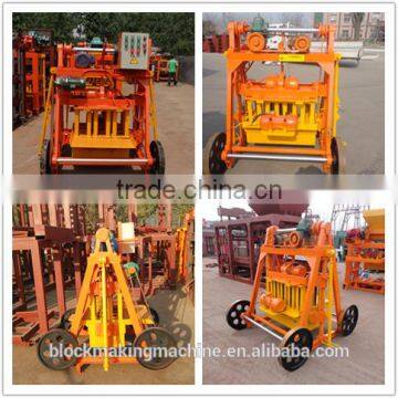 QMY4-45 Mobile Technical Concrete Hollow Block Making Machine for Sale in India photo-2