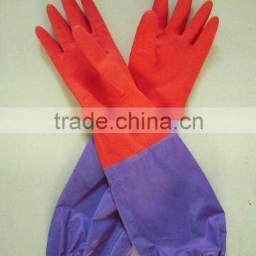 Ali express promotion product Latex household working gloves with cashmere inside