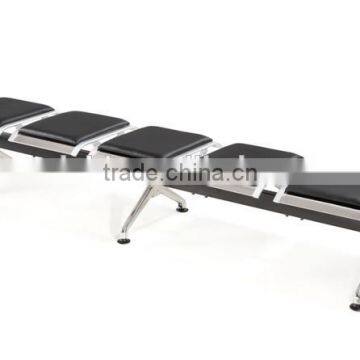Retail Hospital Waiting Room Chair, Modern Railway Bus Station Waiting Seat With PU Cushion photo-3