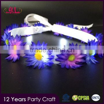 New Products 2016 LED Flower Headband Laurel Wreath Rave Music Festival Gear EDC Wear light up crown                        
                                                Quality Choice