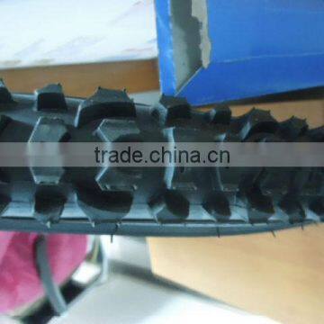 High quality durable bicycle rubber tire with color side