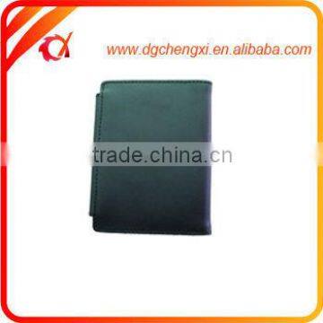 High-end Men's Black PU Passport wallets
