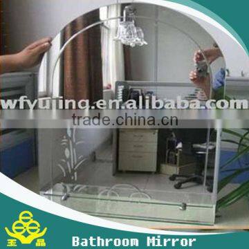 2-6mm factory price bathroom mirror bath mirror glass sheet