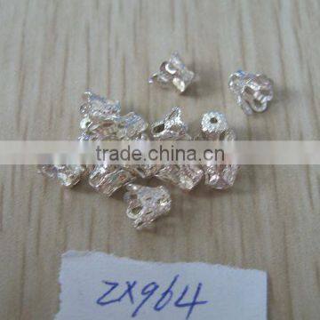 Factory sell White small bell wholesale bead caps