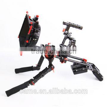 For S ony A7RII CAME-TV Camera Rig Mattebox Shoulder Support Kit