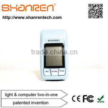 USB rechargeable Rainproof LCD Backlight Bike Odometer 300 lumen led bicycle light