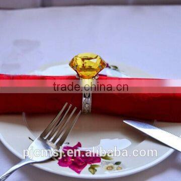 Wholesale Novel Crystal Diamond Napkin Ring for Decoration photo-3