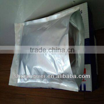 white aluminum foil bag