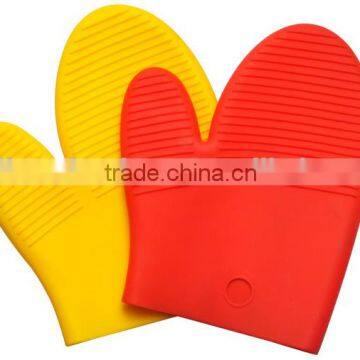 A06-7 grill mitt silicone bbq gloves and withstand silicone grill gloves