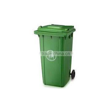 Outdoor 120L Plastic wheeled waste bin/ garbage bin/trash can