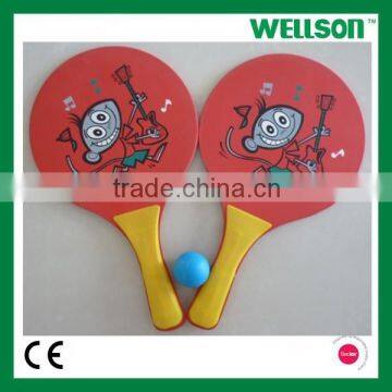 Branded beach rackets sets