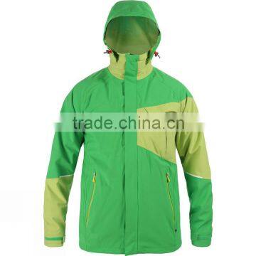 Mens Active hooded windproof 3 in1 jacket