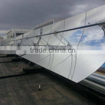 Construction material industry solar parabolic trough collector