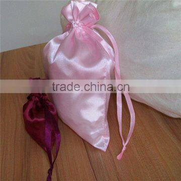 silk cosmetic bag/silk drawstring bag/silk Jewelry bags