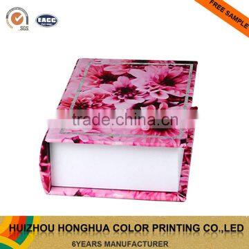 Custom Synthetic Leather Book Box Wooden Book Gift Box Packaging Box photo-3