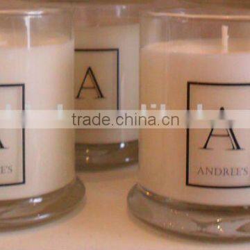 2012 new aroma pillar candle in glass