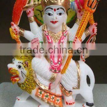 Marble Durga statue, Indian Hindu God Statues