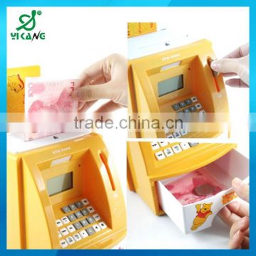 2015 best money box Kids bank ATM machine