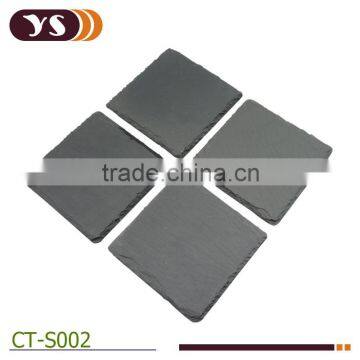 Wholesale Natural Slate Coaster set Customized slate cup holder