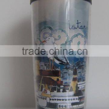 Plastic Coffee Mug Double Wall
