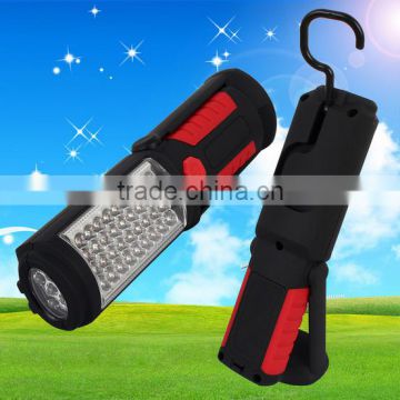 LED Flashlight Work Light Camping Outdoor Lamp With Magnet and Hook