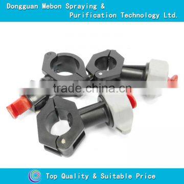 Plastic toggle clip flat fan spray nozzle