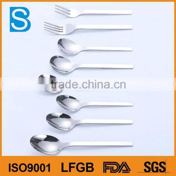 Home Design Round Handle Stainless China Flatware Set photo-3