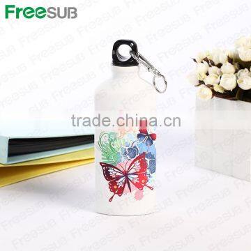Wholesale sublimation 600ml blank sport aluminum custom printed water bottles