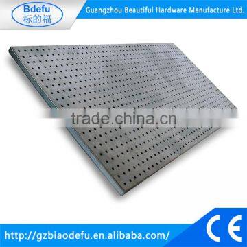 Customized Wall Mount Supermarket Metal Pegboard Panels Display Panel photo-3